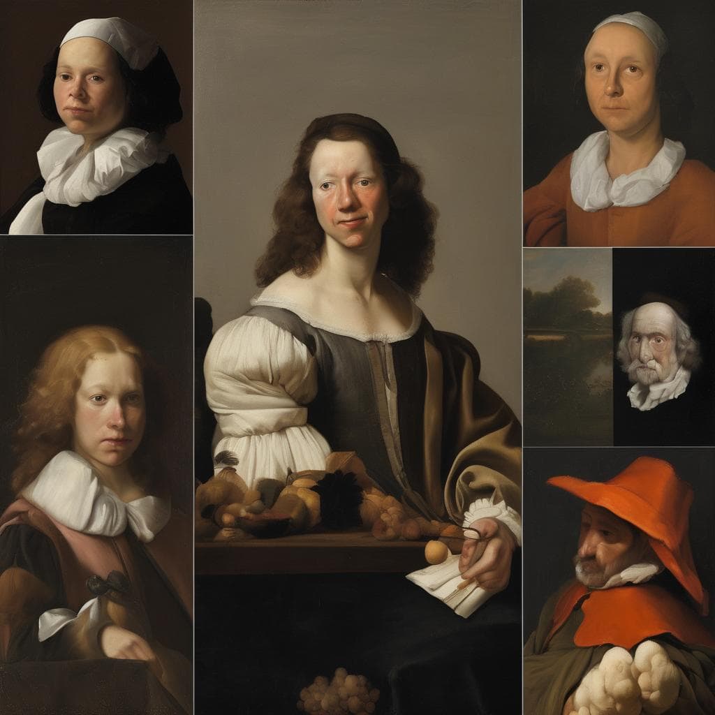 Ανθρώπινα πορτρέτα και έργα καλλιτεχνών με δημιουργικές προσεγγίσεις.